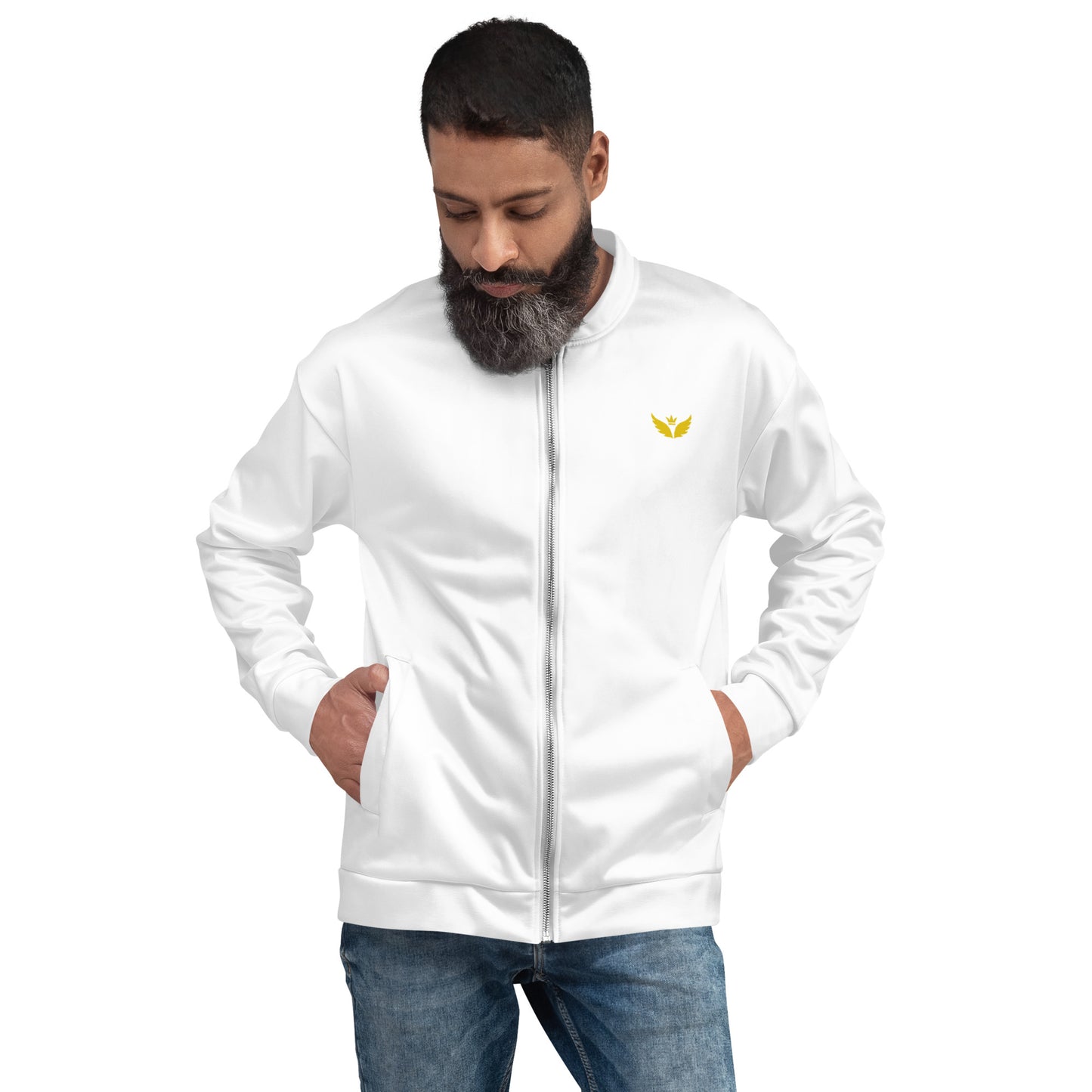 BOMBER JACKET WHITE 